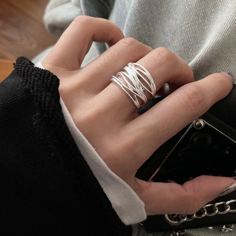 Party ring 925 Sterling Silver