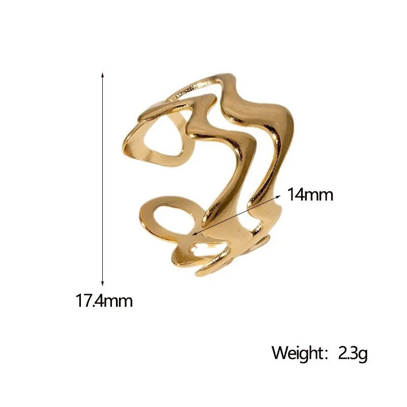 Wavy rings