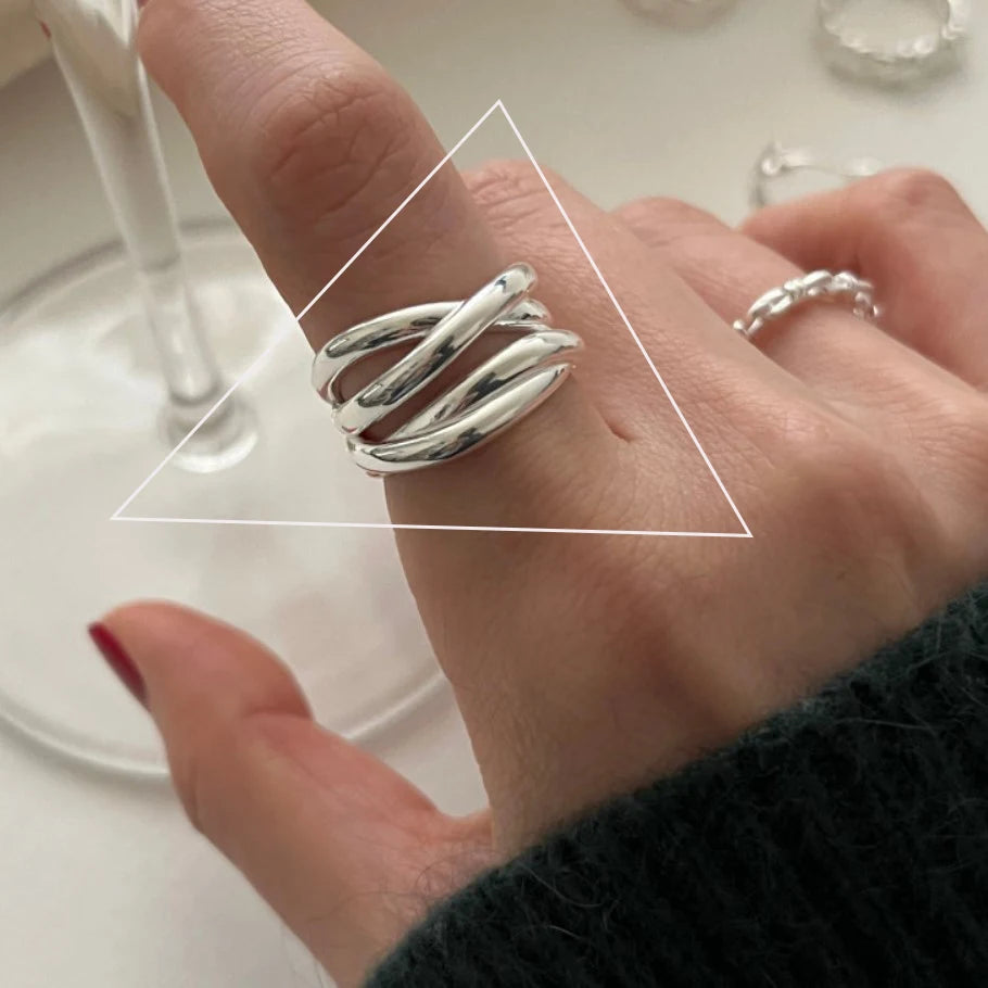 Party ring 925 Sterling Silver
