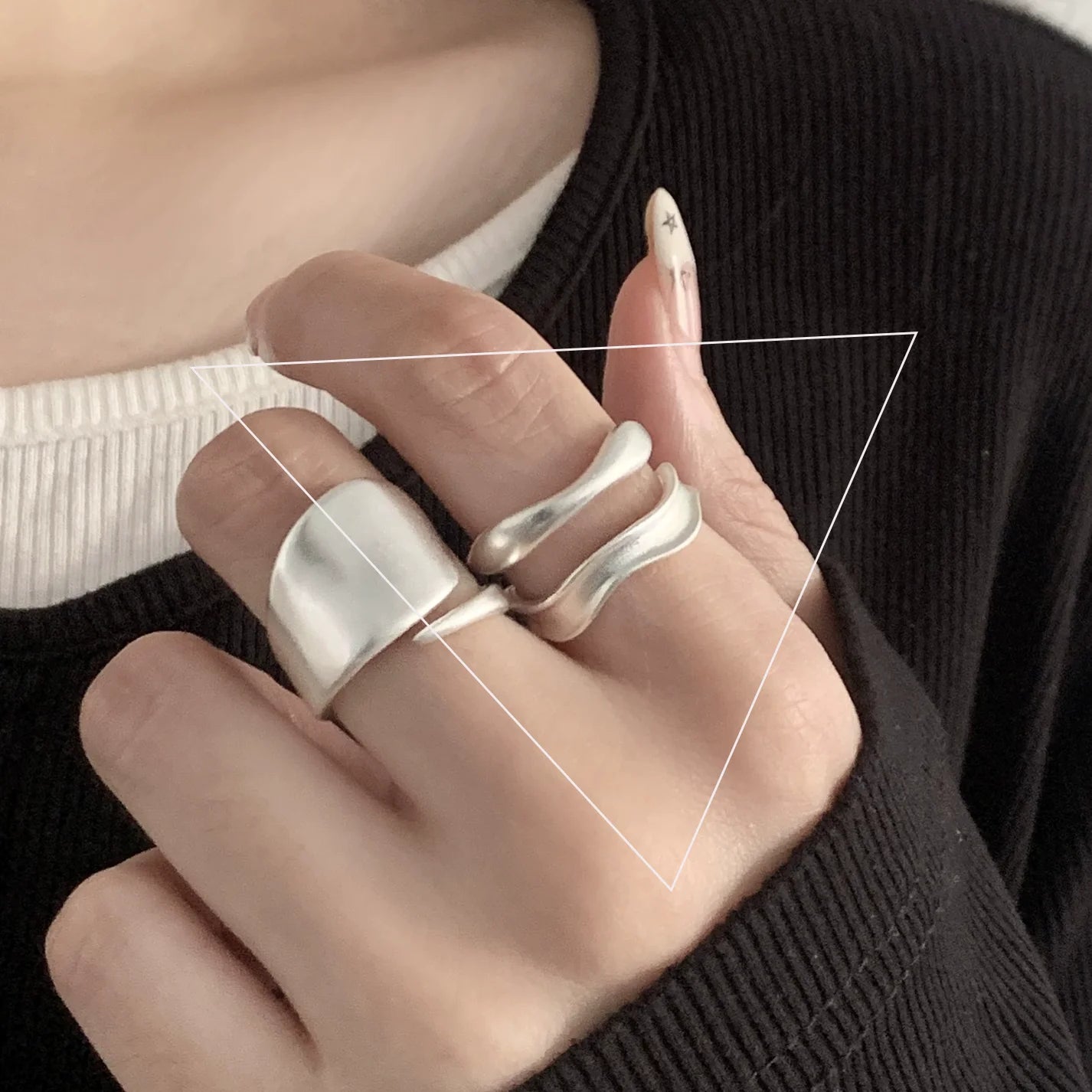 Party ring 925 Sterling Silver