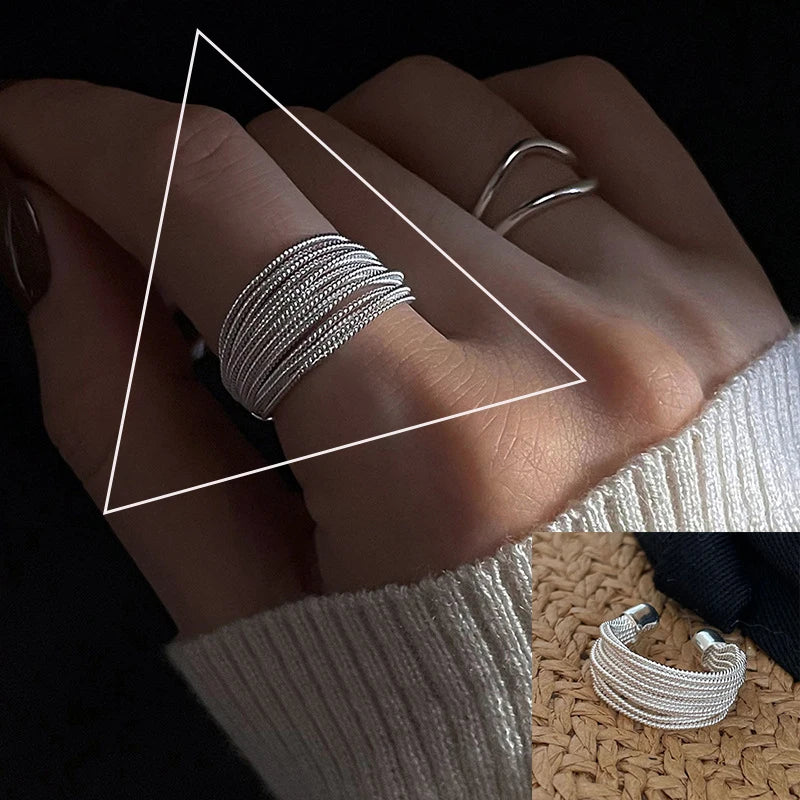 Party ring 925 Sterling Silver