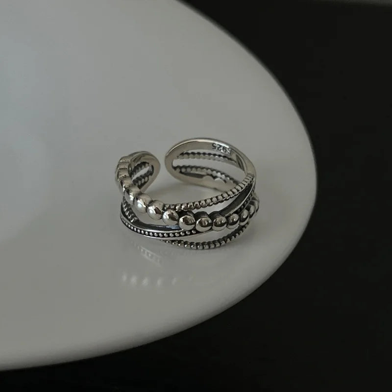 Party ring 925 Sterling Silver