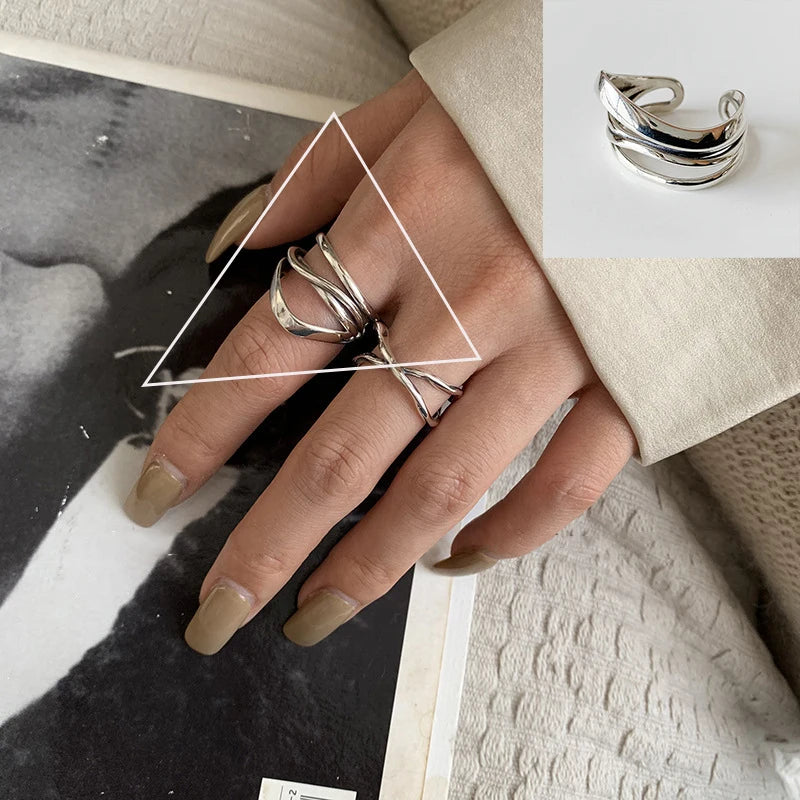 Party ring 925 Sterling Silver